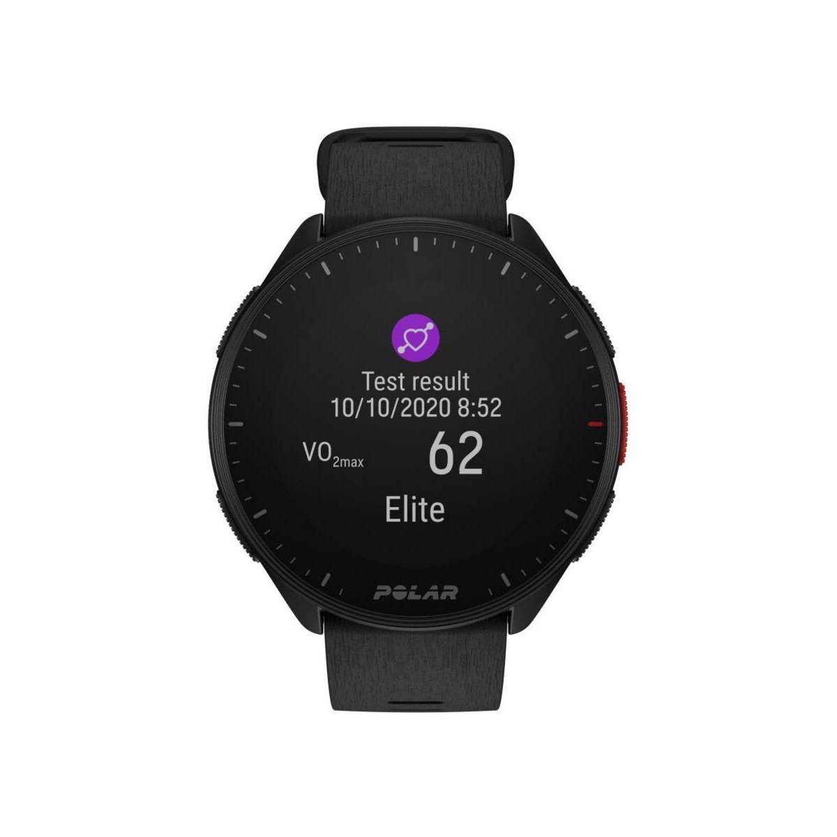 POLAR Montre sport Pacer Night Black S-L