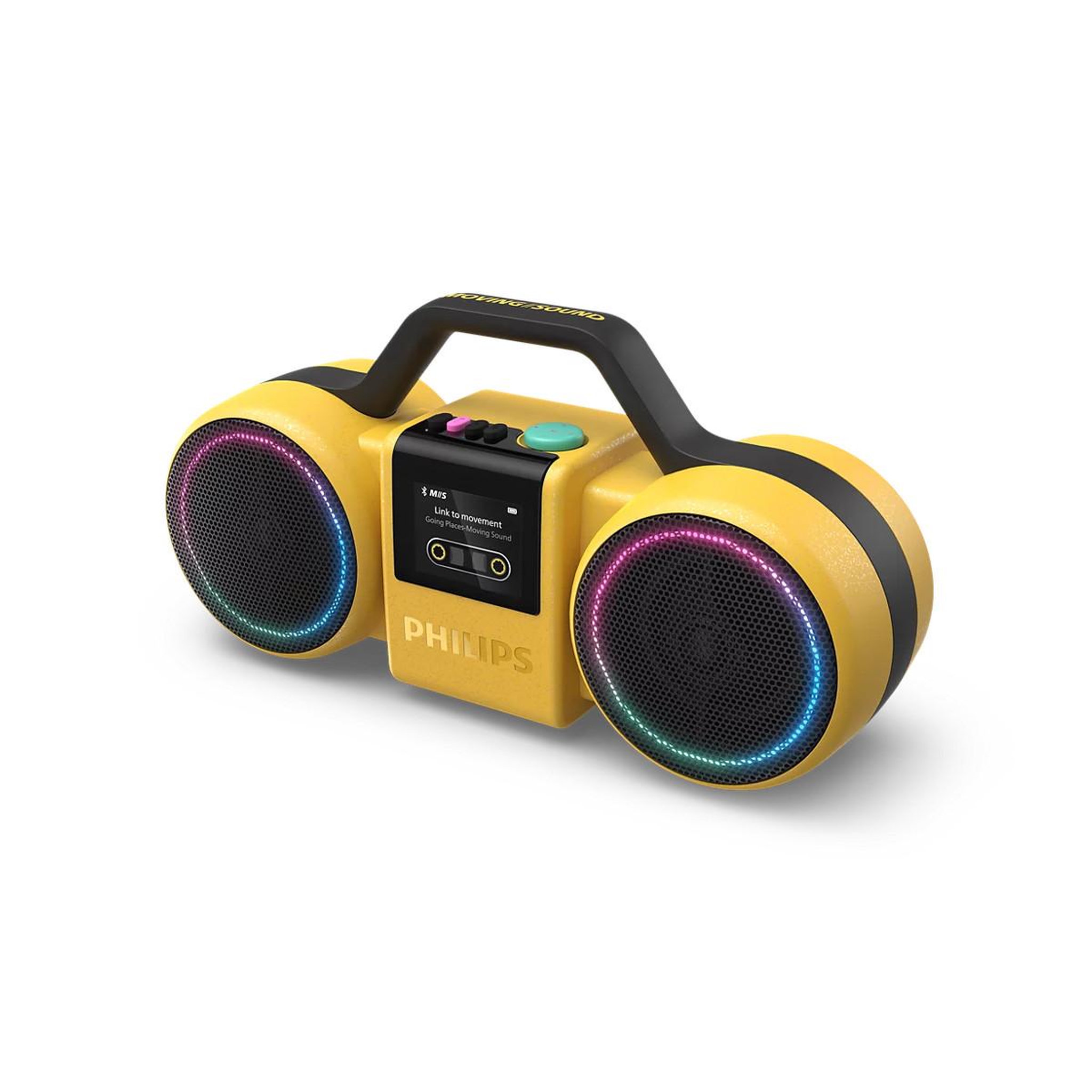 Philips Philips the roller enceinte portable stéréo jaune 60 w