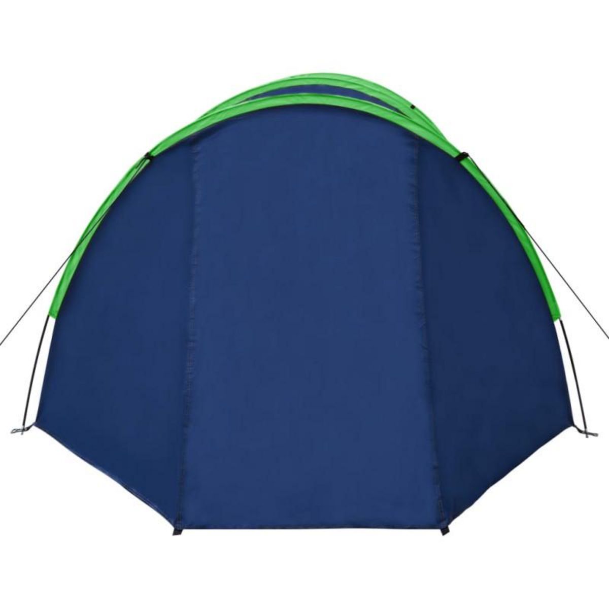 VIDAXL Tente de camping 4 personnes Bleu marine et vert