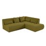 Voir la diapositive 2 : LISA DESIGN Onyx - canapé modulable d'angle droit 5 places - en tissu mailles 3d