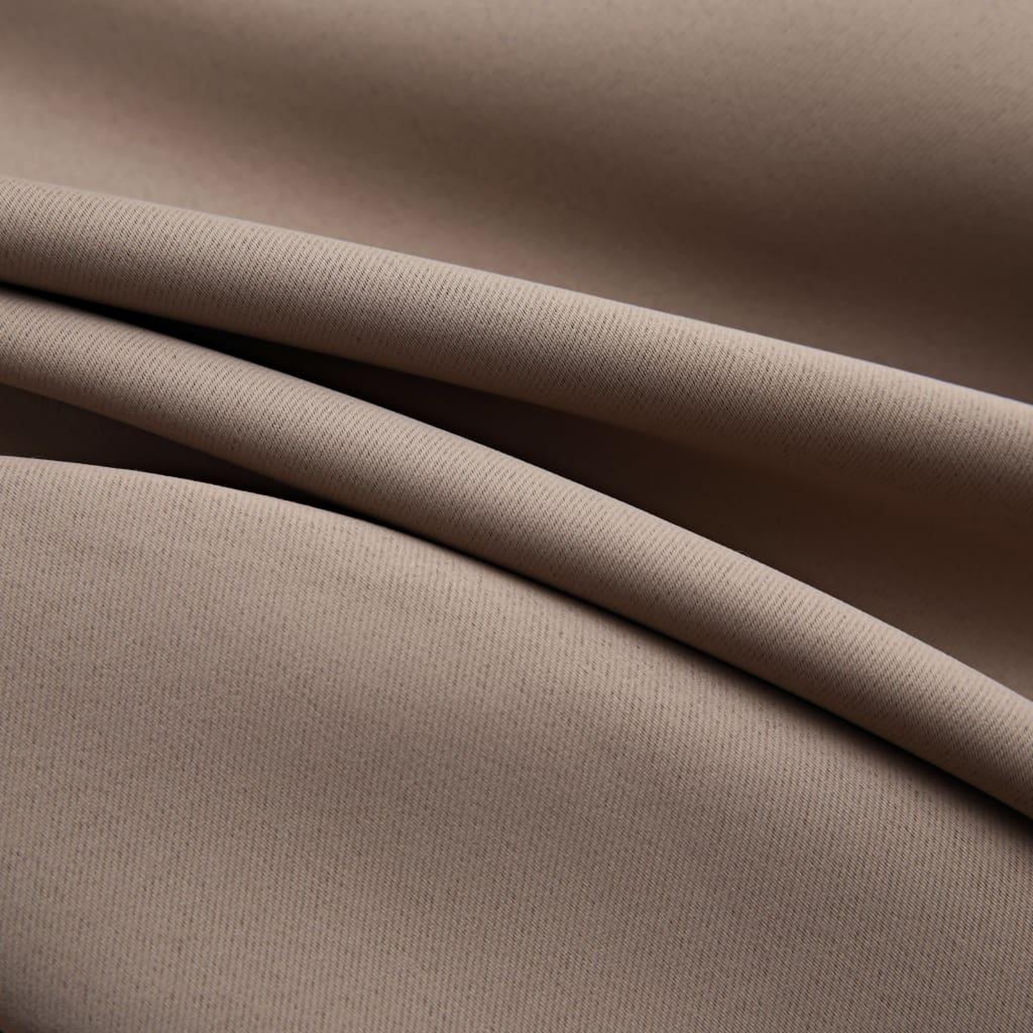 Voir la diapositive 4 : VIDAXL Rideau occultant avec anneaux en metal Taupe 290x245 cm