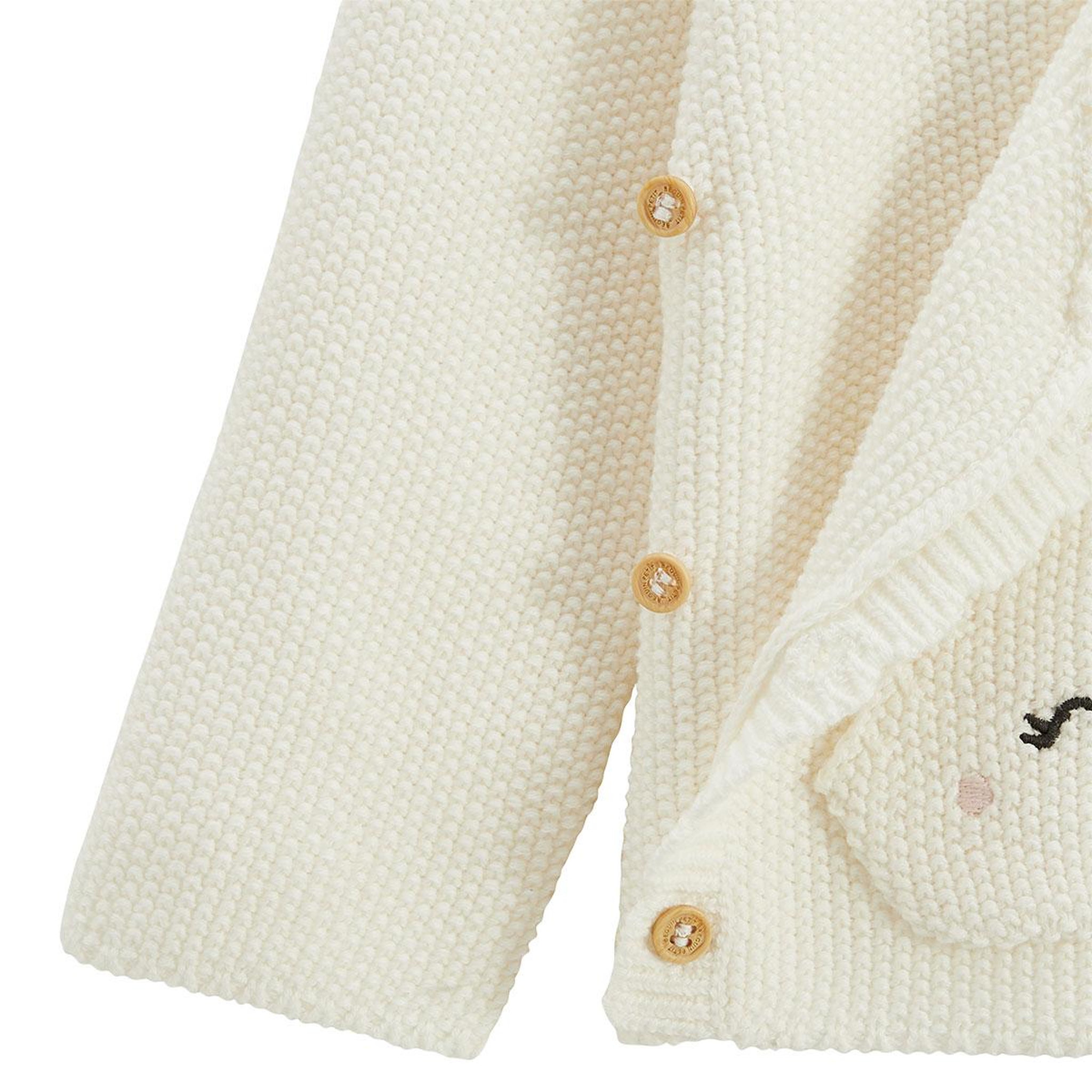 Voir la diapositive 2 : Petit Béguin Ensemble bébé gilet et pantalon en tricot colette