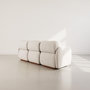 Voir la diapositive 6 : LISA DESIGN Penelope - canapé droit modulable 3 places en velours texturé