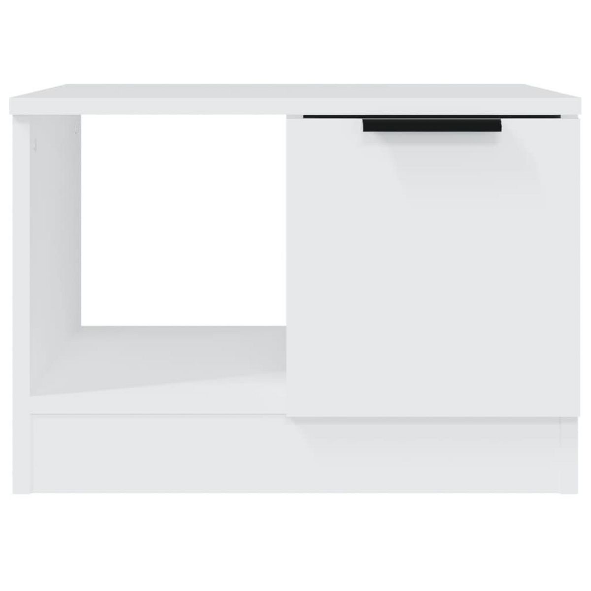 VIDAXL Table basse Blanc 50x50x36 cm Bois d'ingenierie