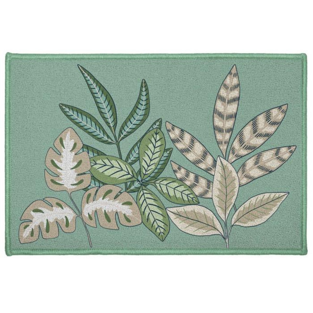 Paris Prix Tapis Multi-Usage Imprimé  Beautaline  40x60cm Vert