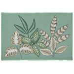 Paris Prix Tapis Multi-Usage Imprimé  Beautaline  40x60cm Vert