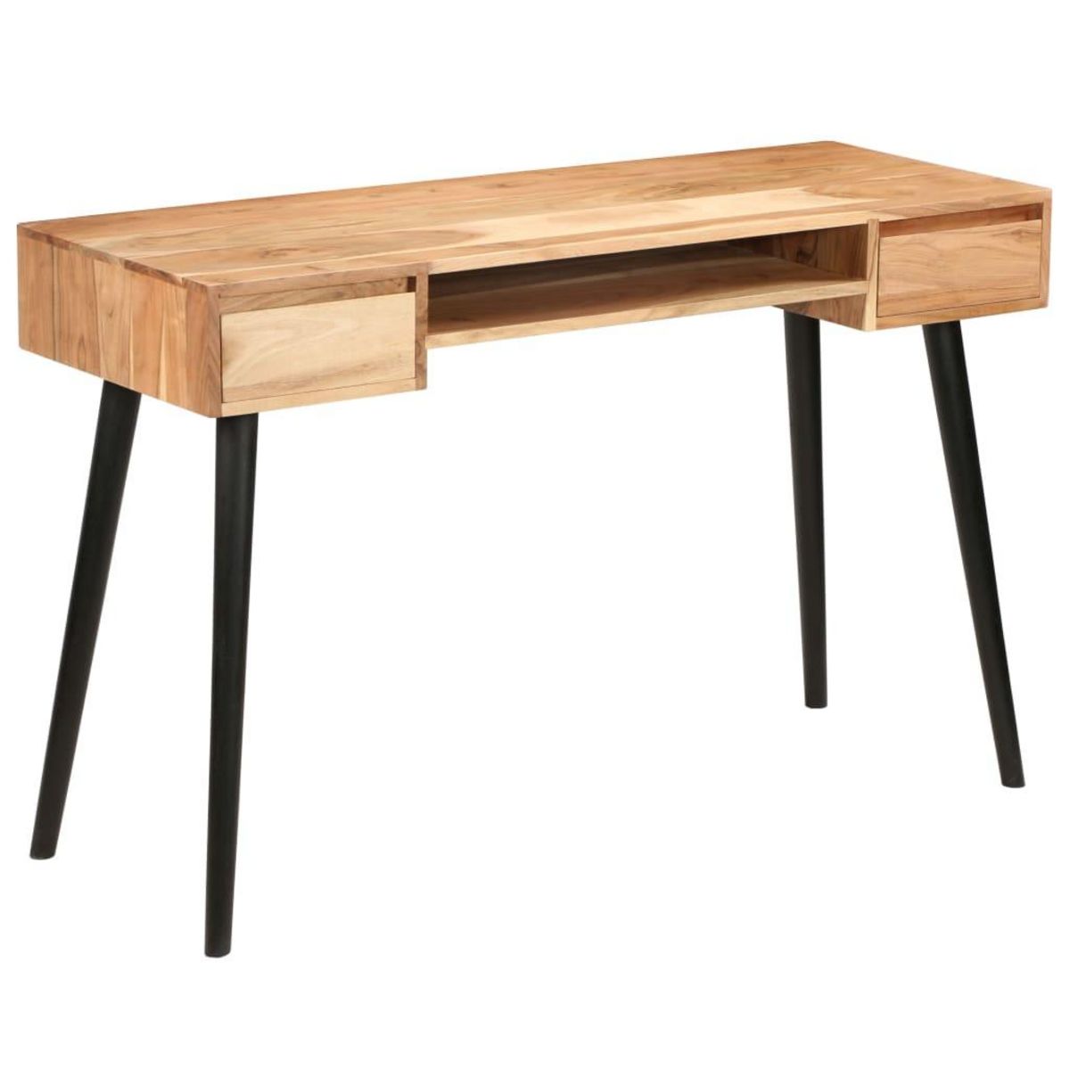VIDAXL Table a ecrire Bois d'acacia massif 118 x 45 x 76 cm