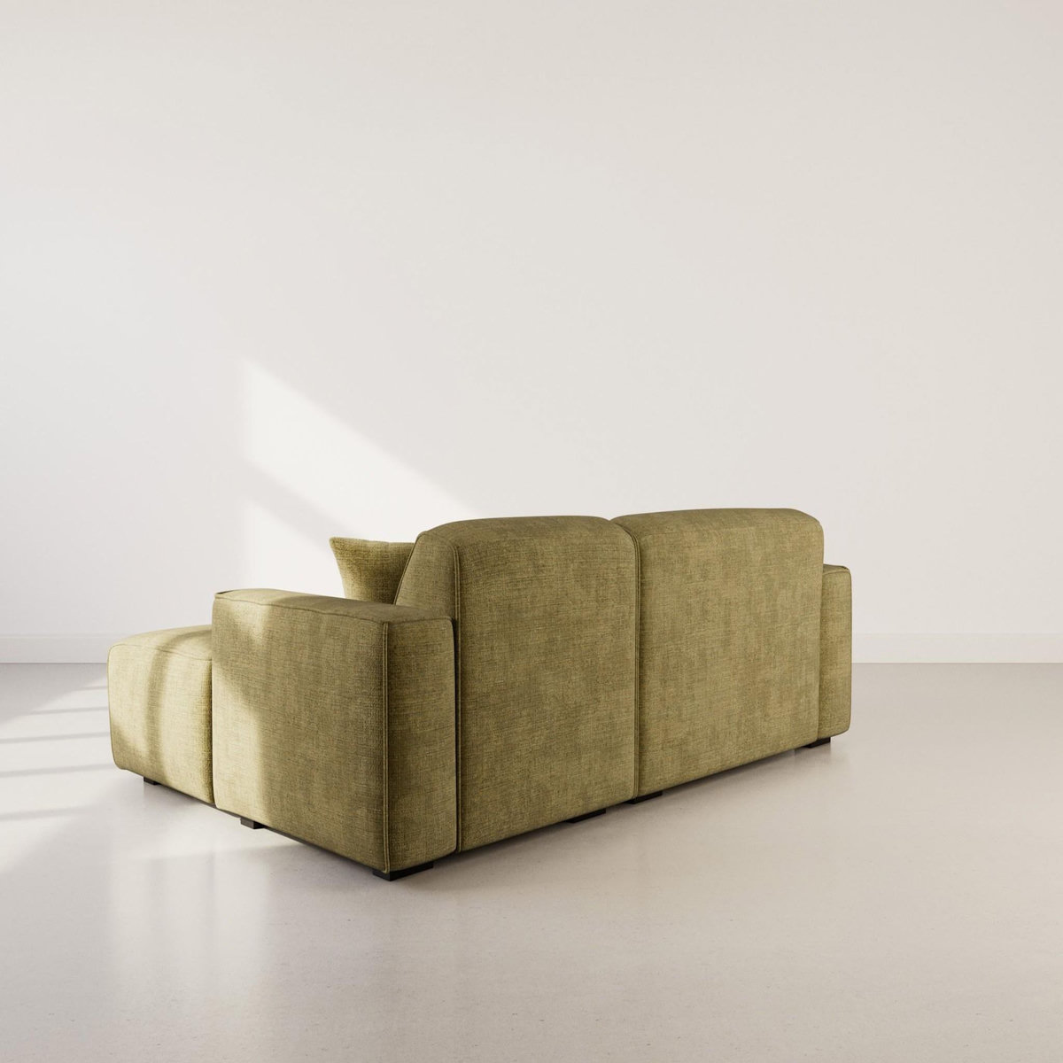 LISA DESIGN Lison - canapé d'angle droit 4 places en velours texturé