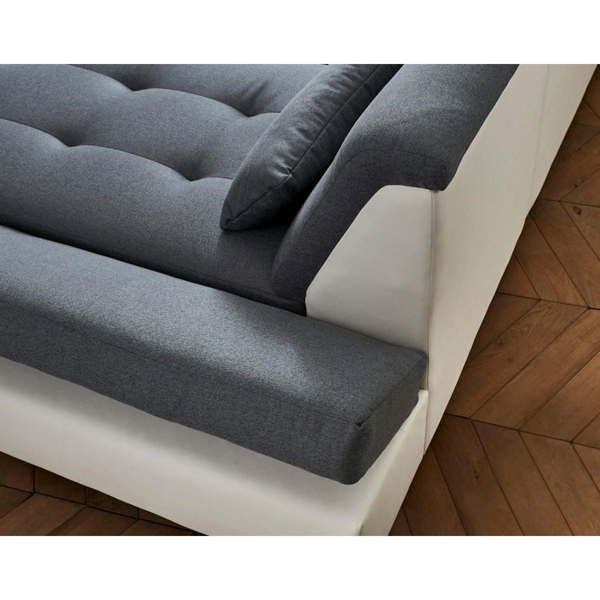 LISA DESIGN Vermont - canapé panoramique d'angle gauche - 7 places - xxl