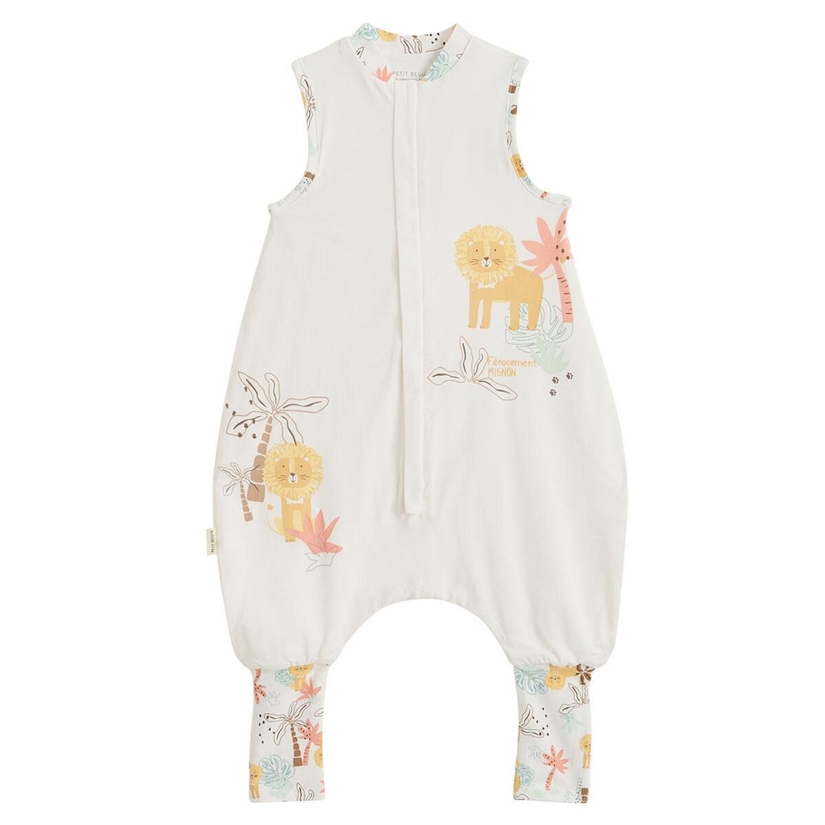 Petit Béguin Turbulette TOG0,5 en gaze de coton avec pieds retroussables Auguste