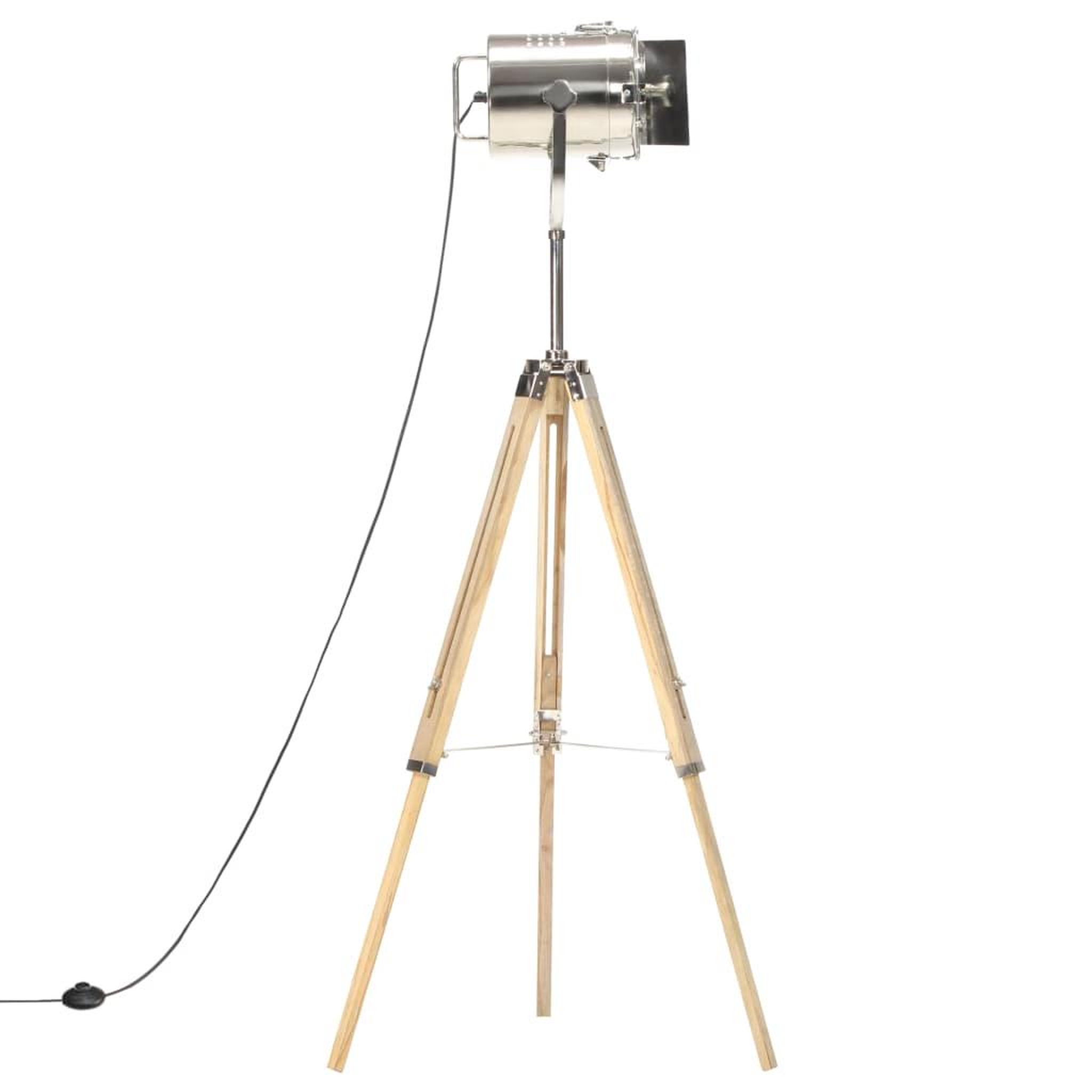 Voir la diapositive 4 : VIDAXL Lampadaire a trepied bois de manguier massif 140 cm