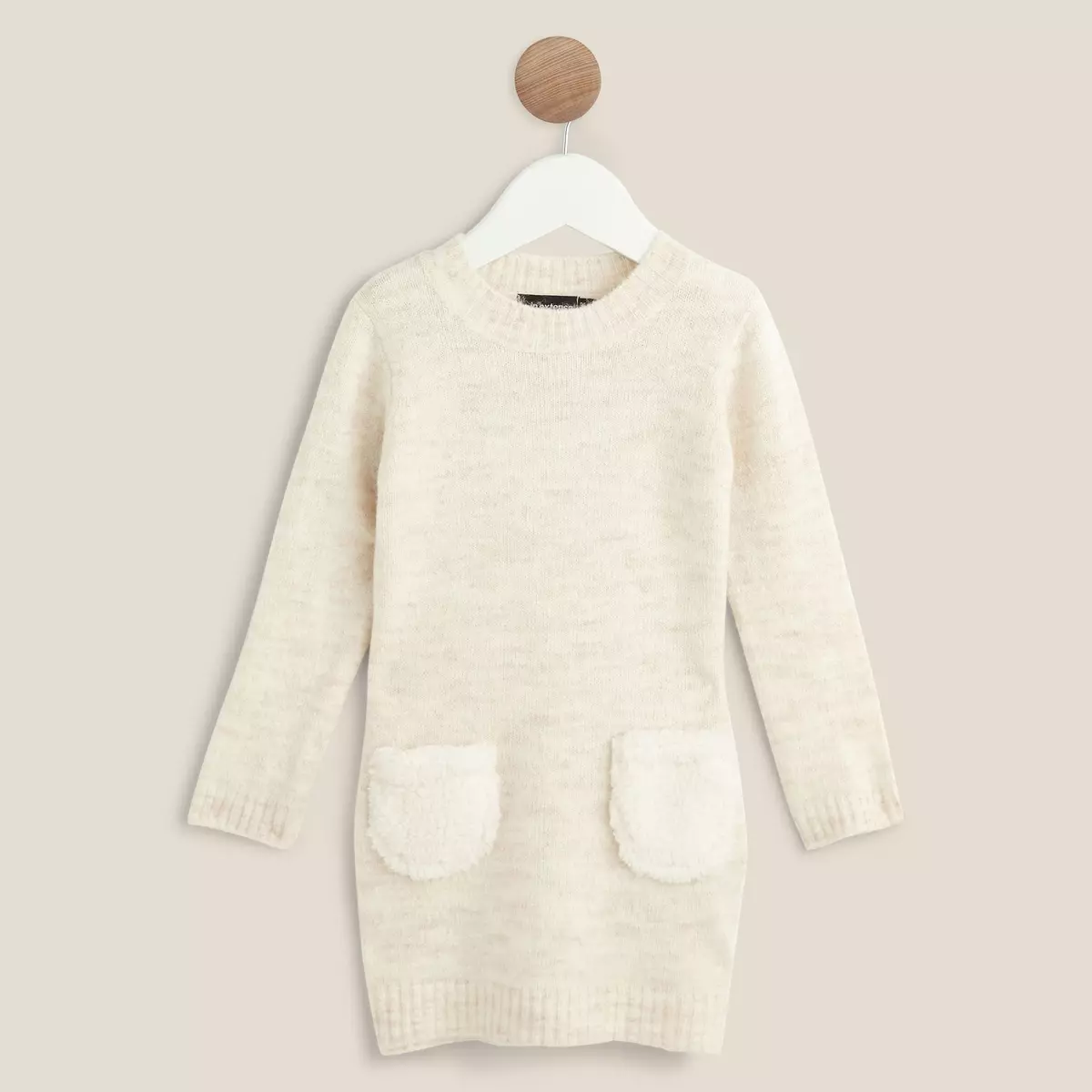 IN EXTENSO Robe pull manches longues bébé fille