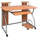 VIDAXL Bureau d'ordinateur Marron 110x52x88,5 cm Bois d'ingenierie