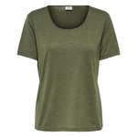 JACQUELINE DE YONG T-Shirt Kaki Femme JDY Flora. Coloris disponibles : Vert
