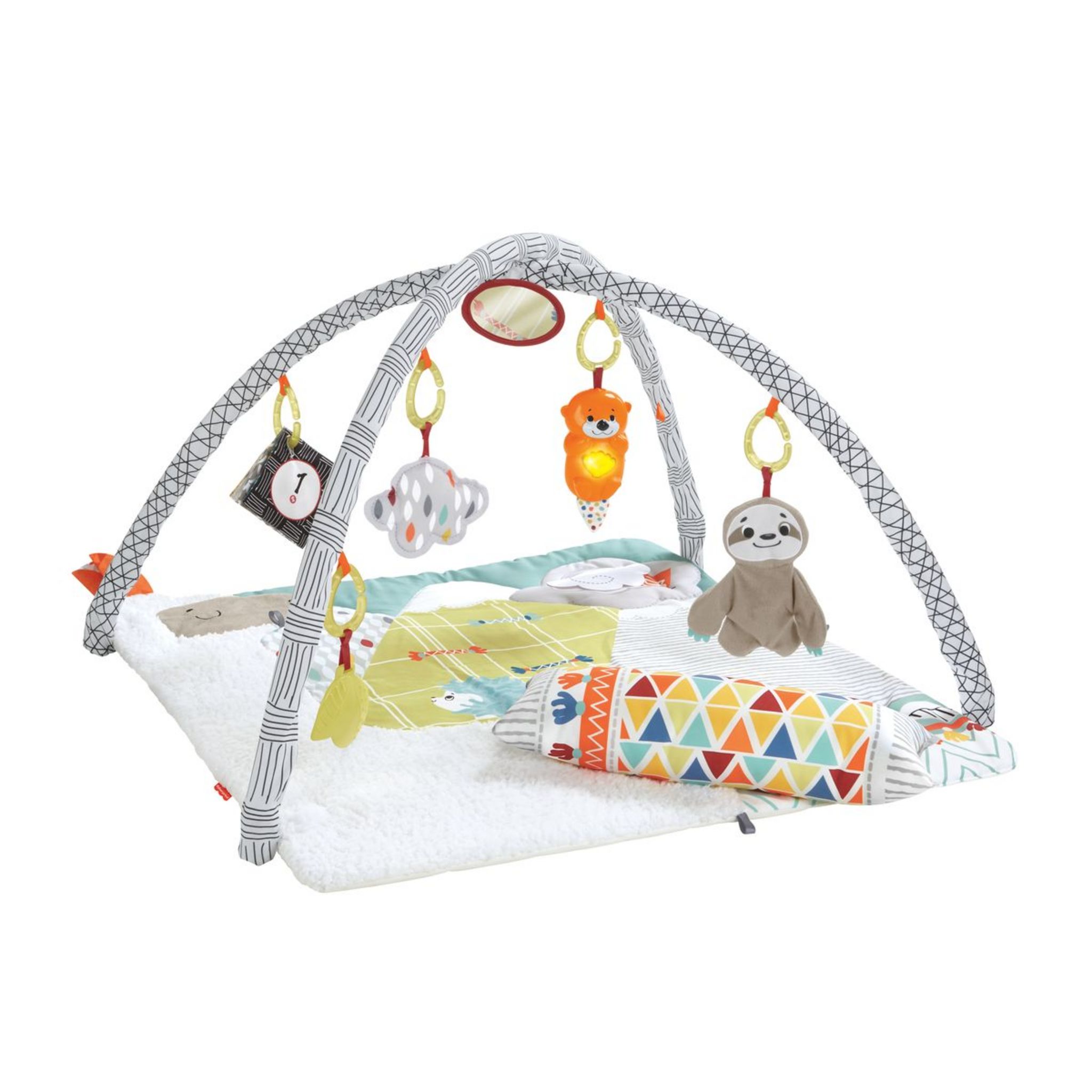 Tapis d'éveil Douceur Transportable Pour Bébé Arche De Jeu