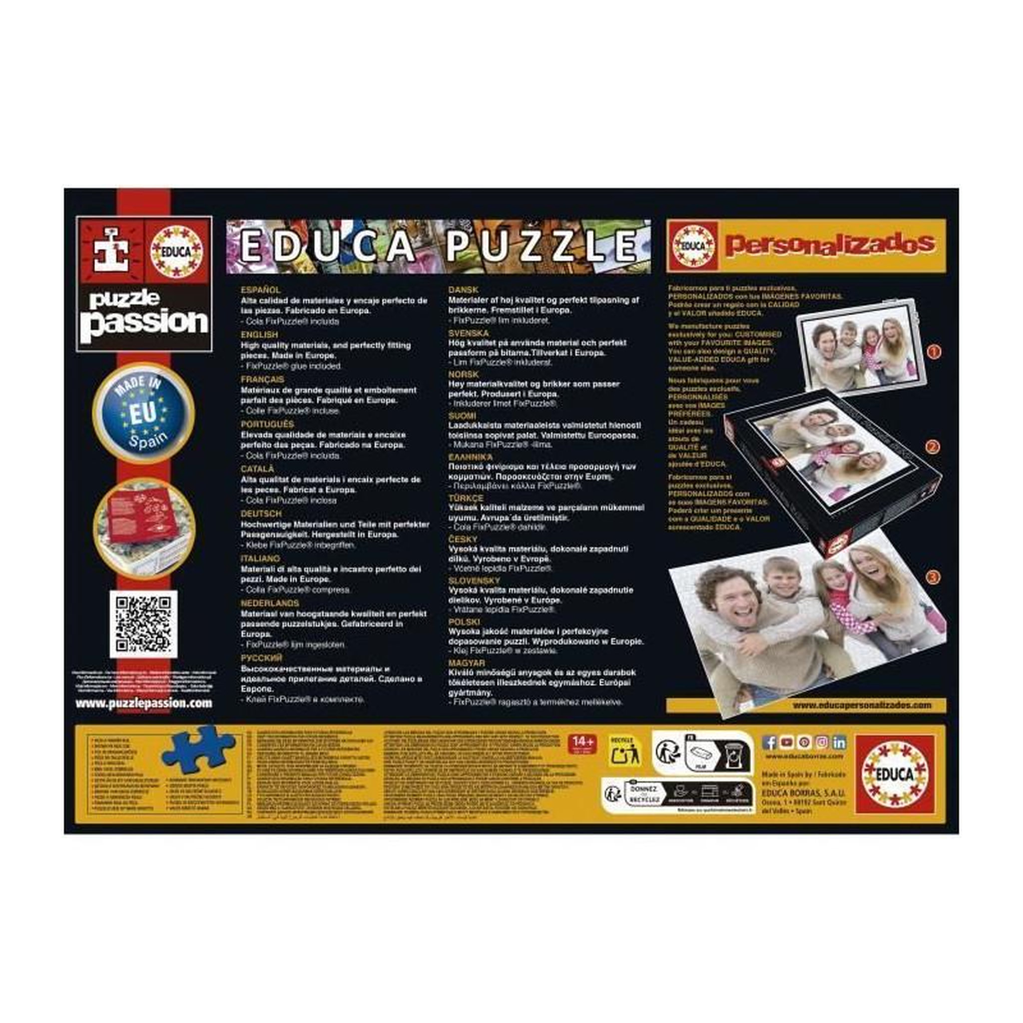 Voir la diapositive 4 : EDUCA Puzzle 1000 pièces - Vie partuaire - Nature - 68 x 48 cm - Educa