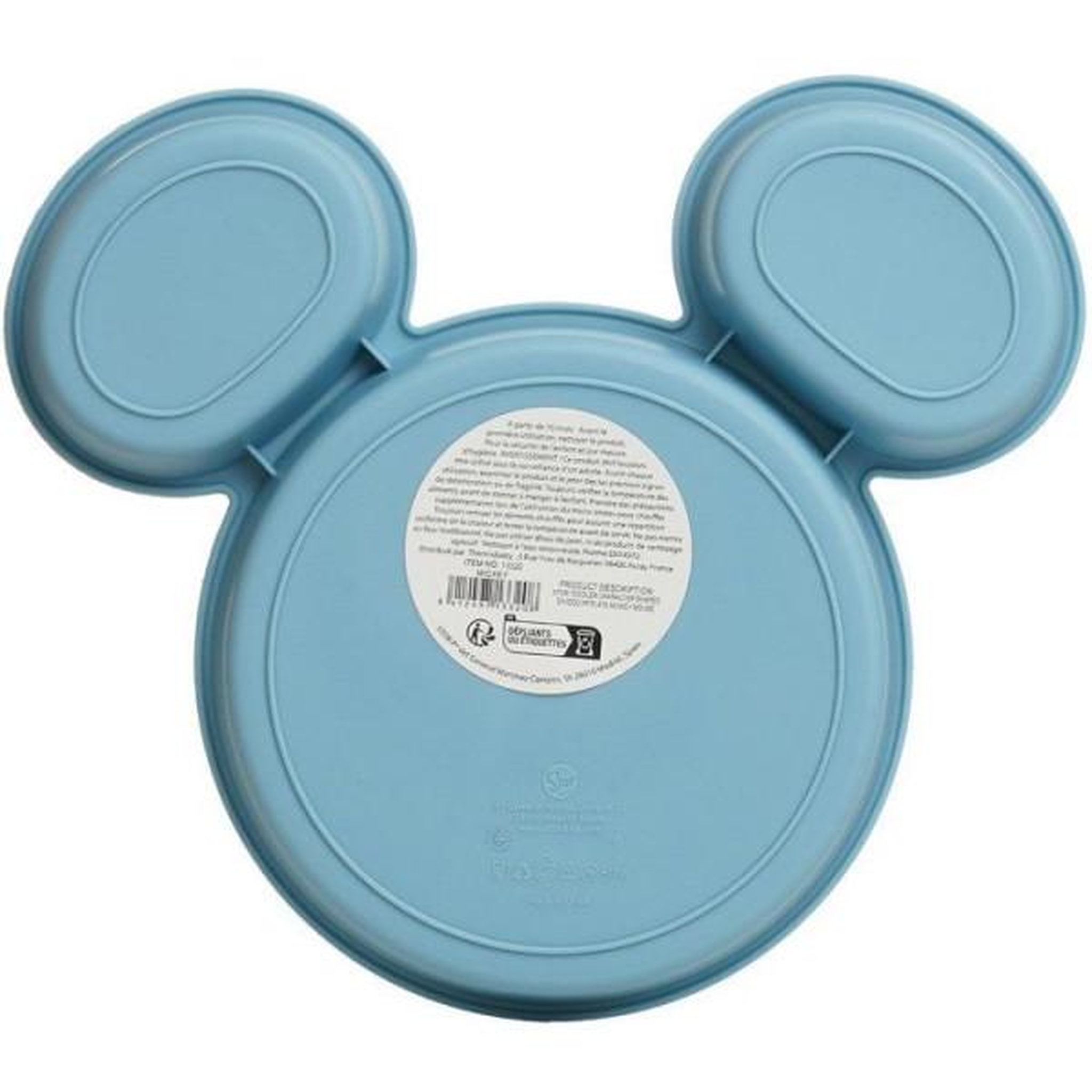Voir la diapositive 2 : THERMOBABY ASSIETTE SILHOUETTE TETE DE MICKEY