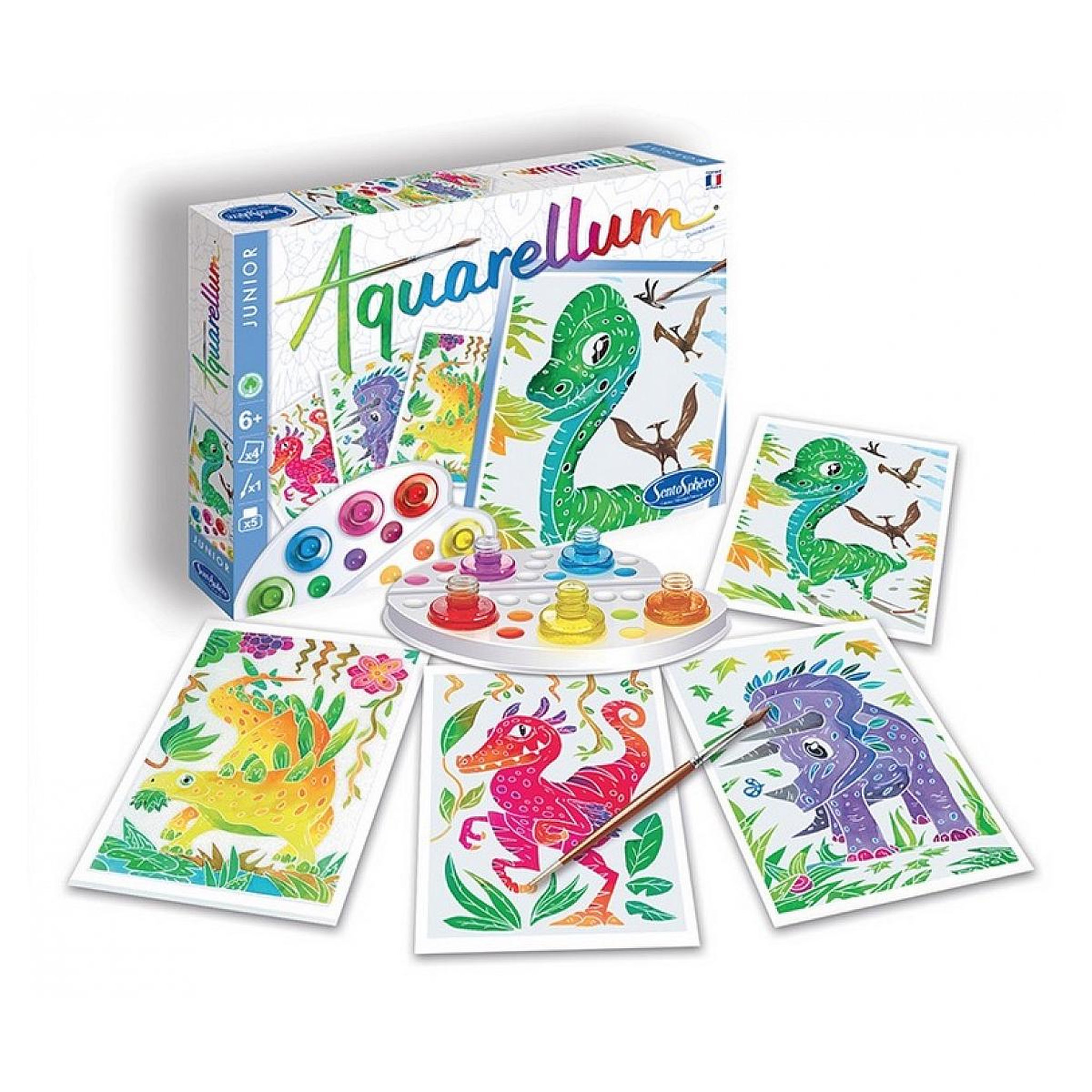 Voir la diapositive 2 : Sentosphere Aquarellum Junior Dinosaures