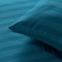 Voir la diapositive 2 : Douceur d'Intérieur Housse de couette 240x220 + 2 taies Cléo bleu