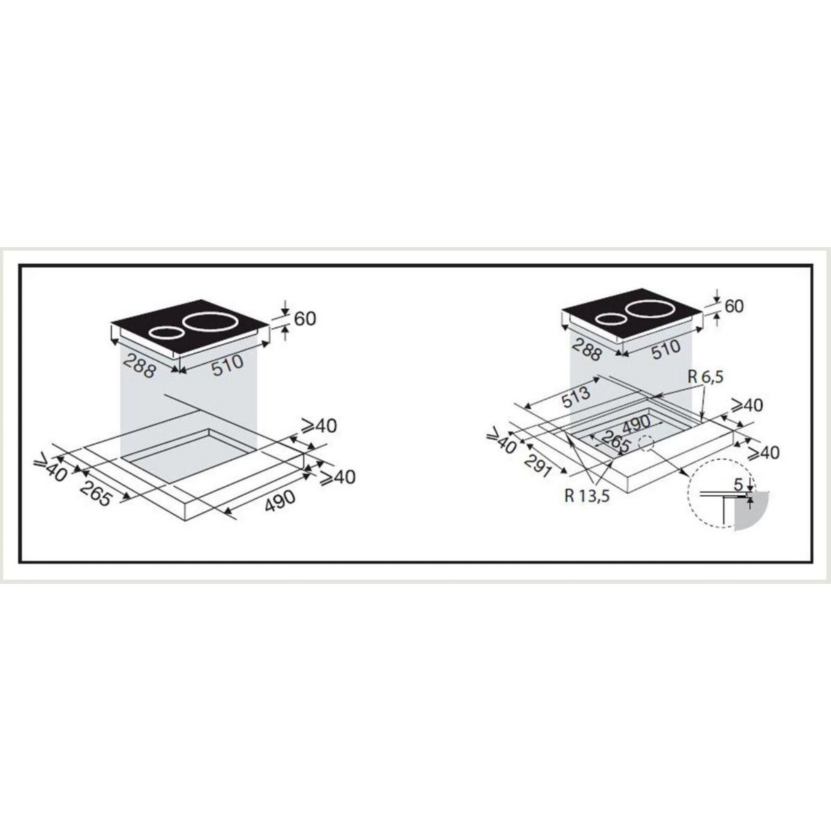 BRANDT Domino induction BPI3329B