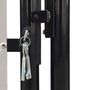 Voir la diapositive 4 : VIDAXL Portail simple de cloture Noir 300x200 cm