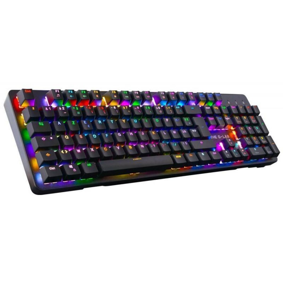 THE G-LAB Clavier gamer KEYZ-RUBIDIUM French Layout