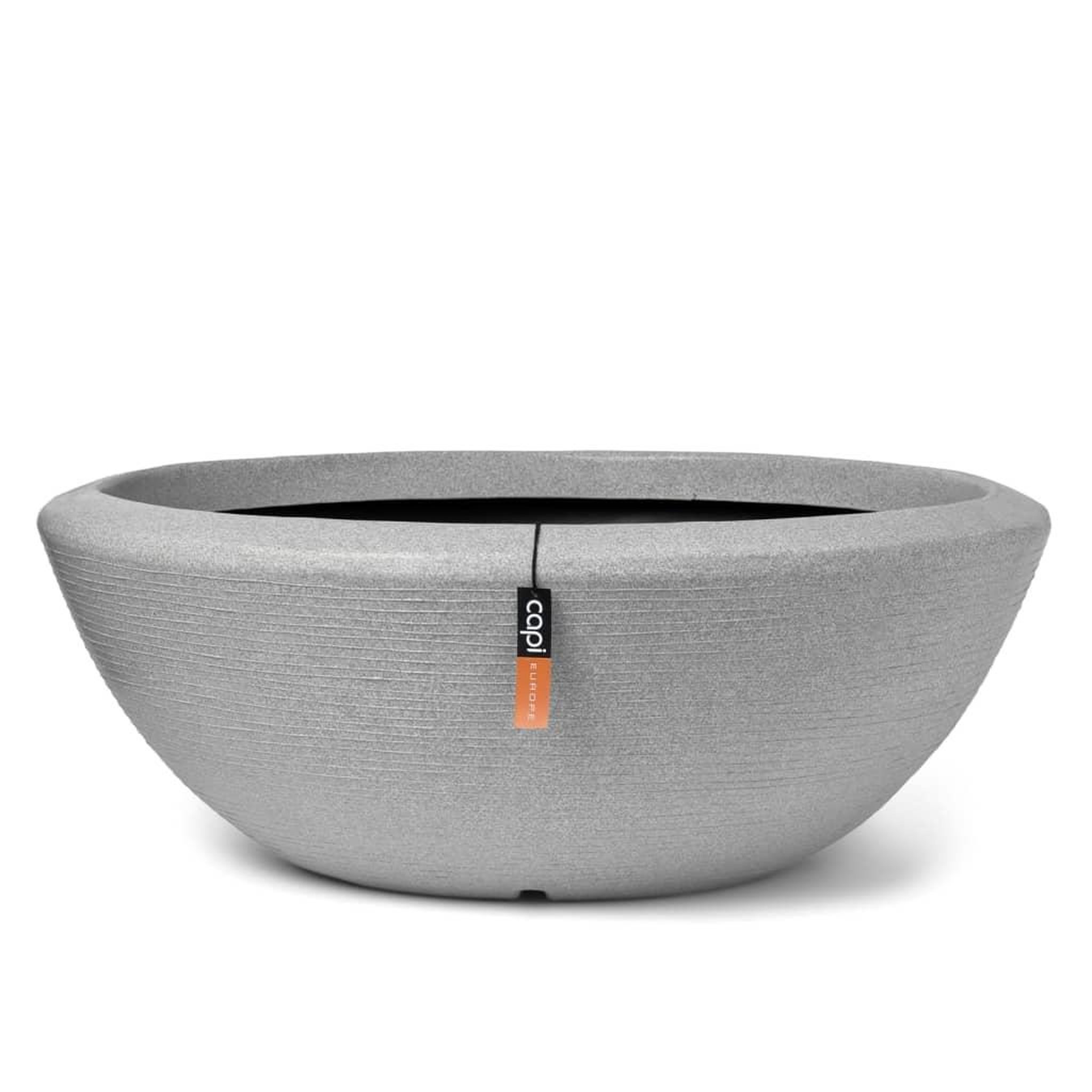 Voir la diapositive 1 : CAPI Capi Bol a plantes bas Arc Granite 61x25 cm Ivoire