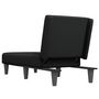 Voir la diapositive 5 : VIDAXL Chaise longue noir tissu