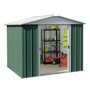 Voir la diapositive 2 : Yardmaster Abri de jardin métal - 4,51m² - MOLDE