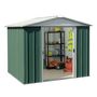 Voir la diapositive 2 : Yardmaster Abri de jardin métal - 4,51m² - MOLDE