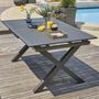 Voir la diapositive 5 : Paris Prix Table de Jardin Extensible  Floride  180-240cm Gris Anthracite