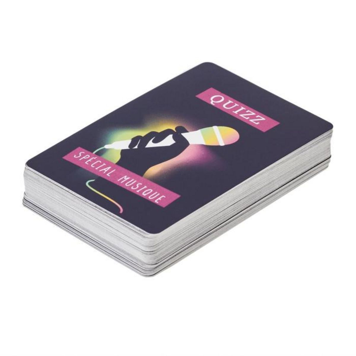 Paris Prix Coffret Bougie Parfumée & Cartes  Quizz  7cm Vanille