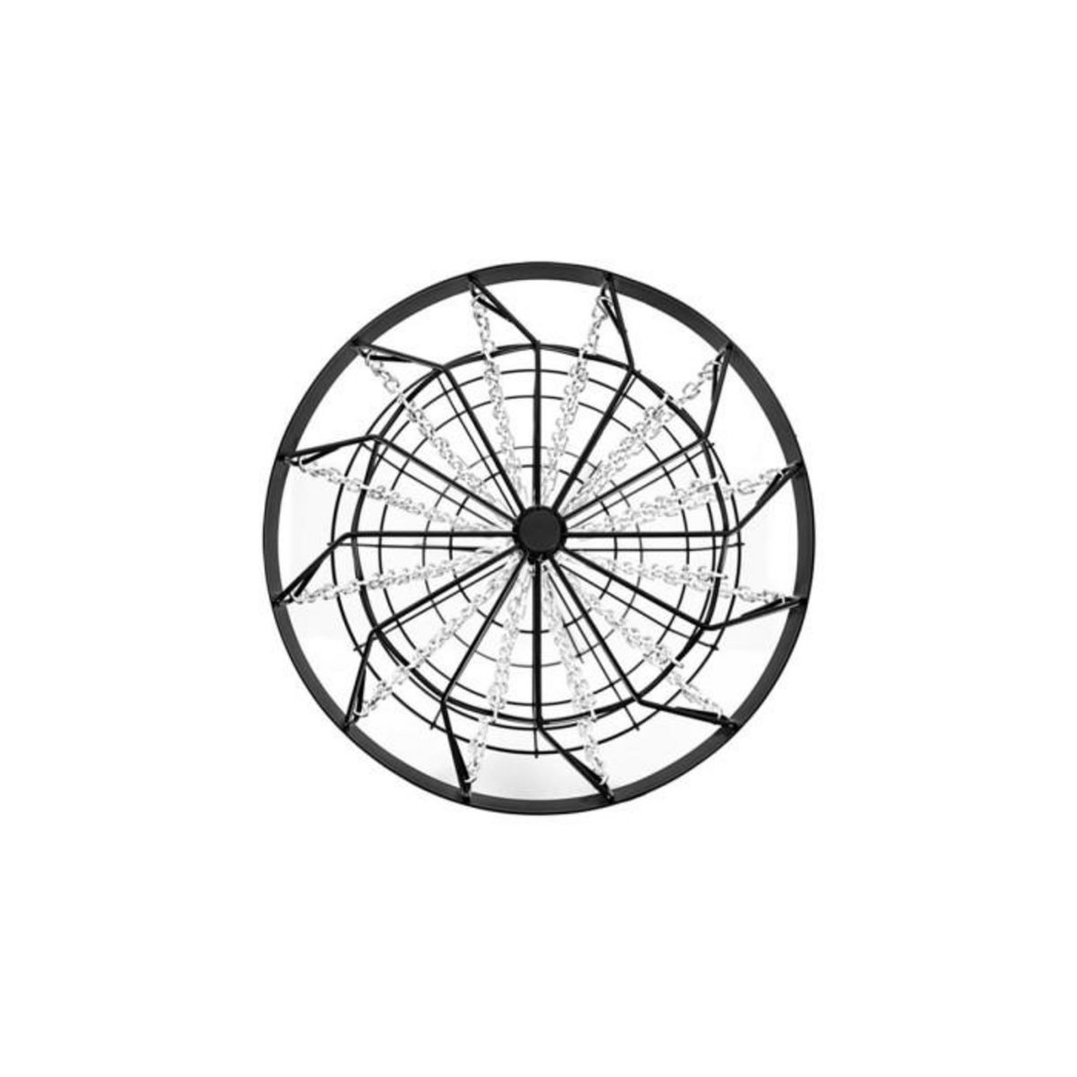 Paris Prix Panier Disc-Golf  12 Chaînes  132cm Noir