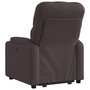 Voir la diapositive 5 : VIDAXL Fauteuil inclinable electrique marron fonce tissu