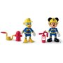 DISNEY Pack de 2 figurines Mickey & Donald pompiers