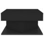 Voir la diapositive 3 : VIDAXL Table basse Noir 57x57x30 cm Bois d'ingenierie