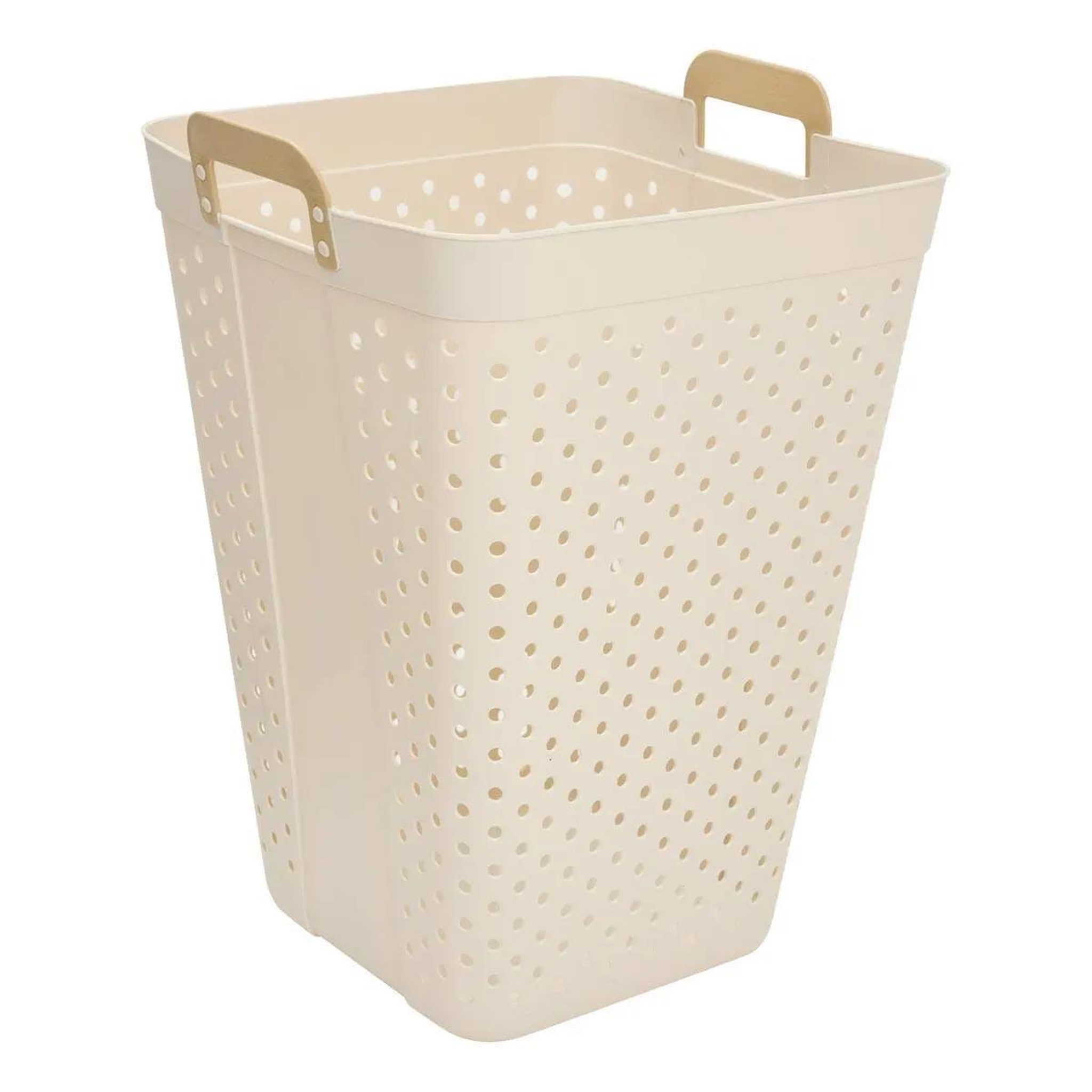 FIVE Panier à linge ajouré  flex  74l beige