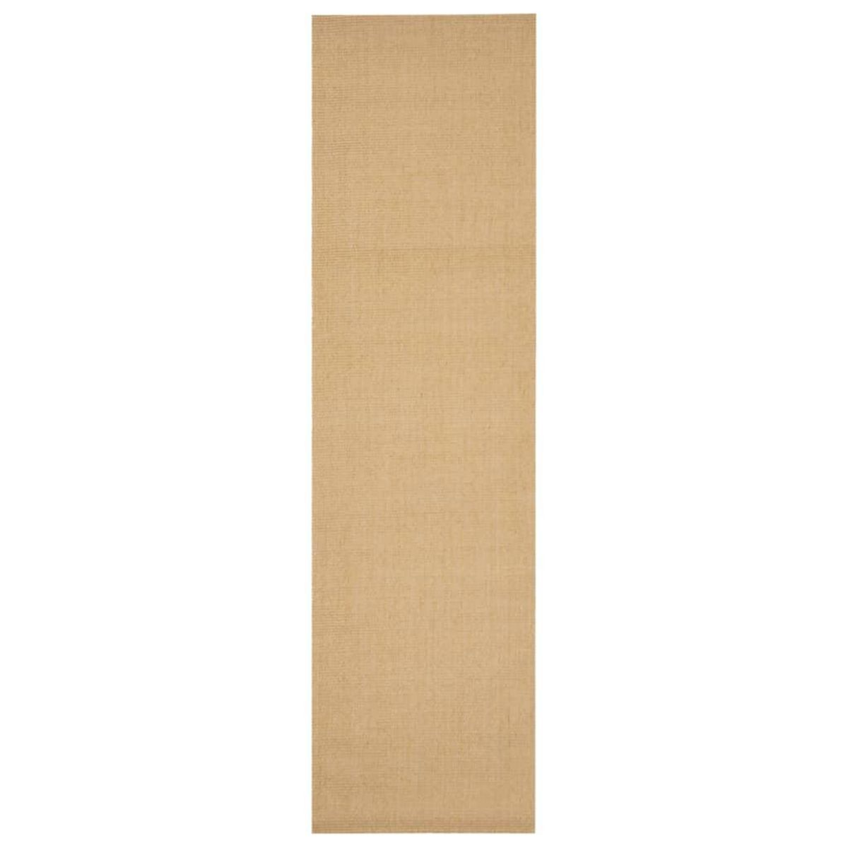 VIDAXL Tapis Sisal naturel 80x300 cm