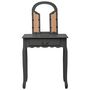 Voir la diapositive 4 : VIDAXL Coiffeuse et tabouret Gris 65x36x128 cm Bois de paulownia MDF