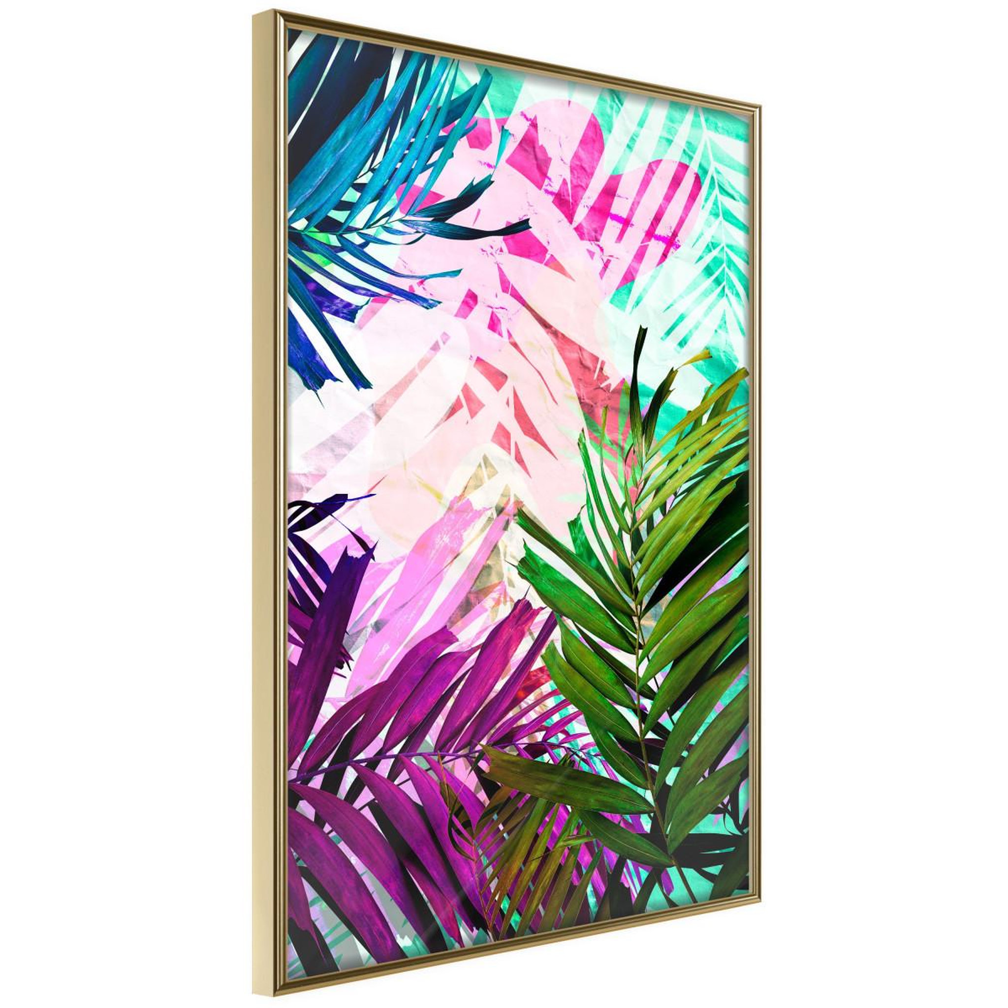 Voir la diapositive 1 : Paris Prix Affiche murale encadrée  vibrant jungle