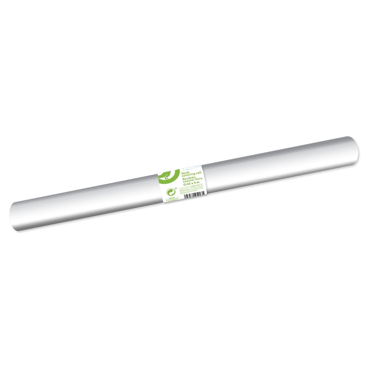 POUCE Rouleau couvre-livre 0,45x5m grainé transparent