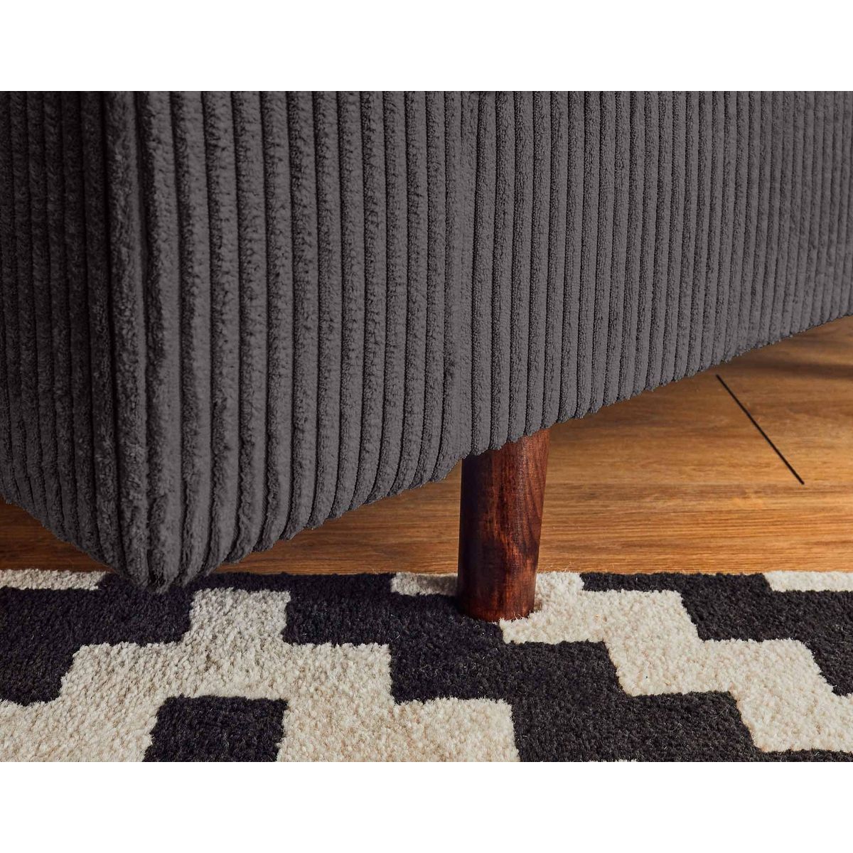 LISA DESIGN Rune - fauteuil - en velours côtelé