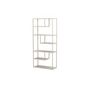 Voir la diapositive 5 : Paris Prix Étagère Bibliothèque 6 Niveaux  Staal  188cm Beige