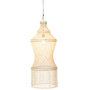 Voir la diapositive 2 : Paris Prix Lampe Suspension Coquillage  Lisa  128cm Naturel