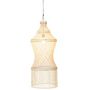 Voir la diapositive 2 : Paris Prix Lampe Suspension Coquillage  Lisa  128cm Naturel