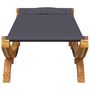 Voir la diapositive 3 : VIDAXL Lit de repos exterieur 100x188,5x44 cm Bois courbe Anthracite