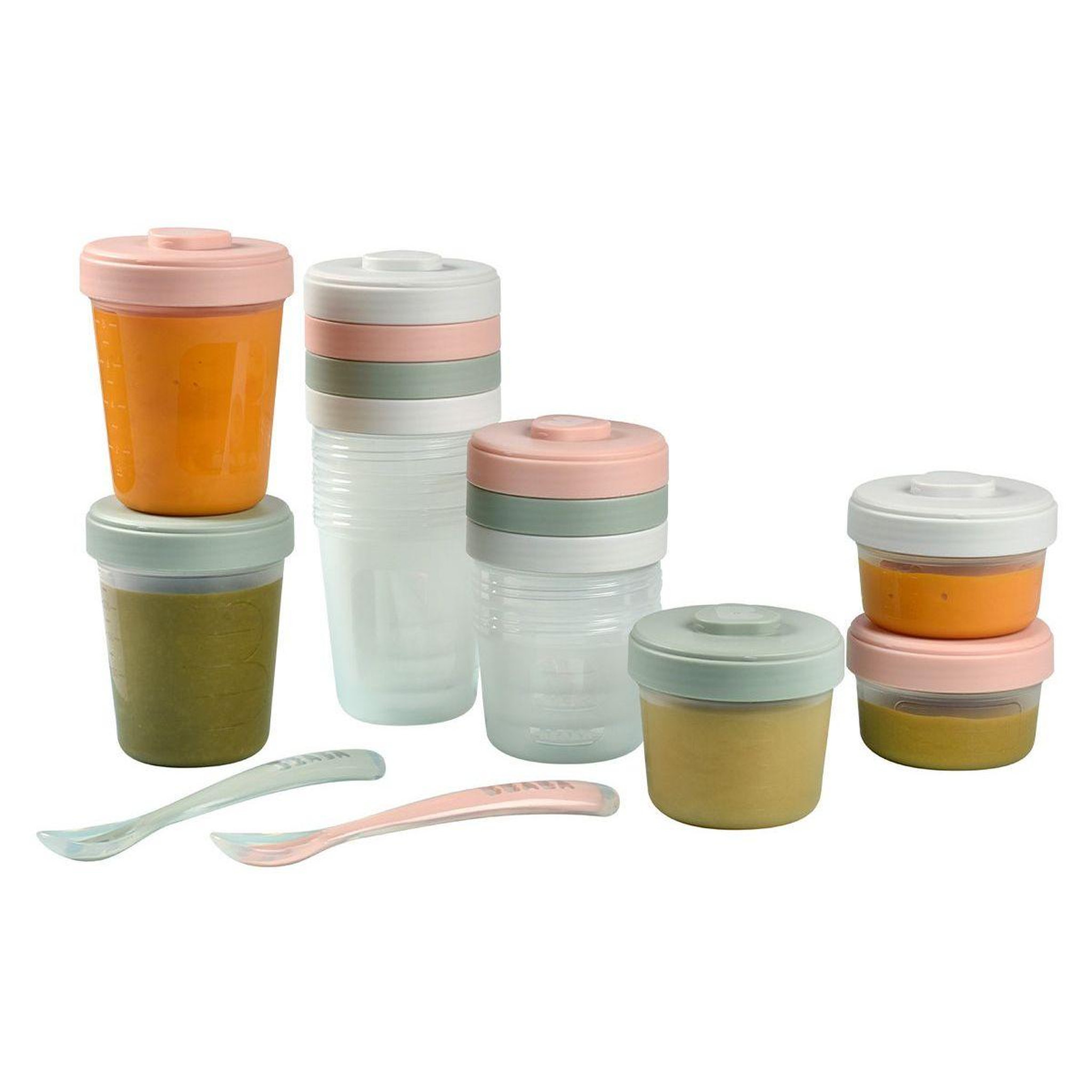Voir la diapositive 3 : BEABA Pot de conservation repas eucalyptus