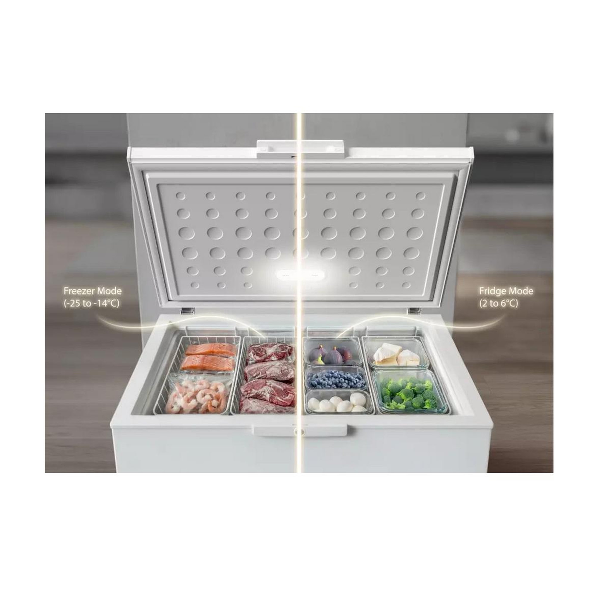 Voir la diapositive 6 : Whirlpool Congélateur coffre 91cm 198l blanc - w3rhs19ew2