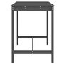 Voir la diapositive 5 : VIDAXL Table de jardin gris 121x82,5x110 cm bois massif de pin