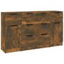Voir la diapositive 2 : VIDAXL Ensemble de buffets 3 pcs chene fume bois d'ingenierie